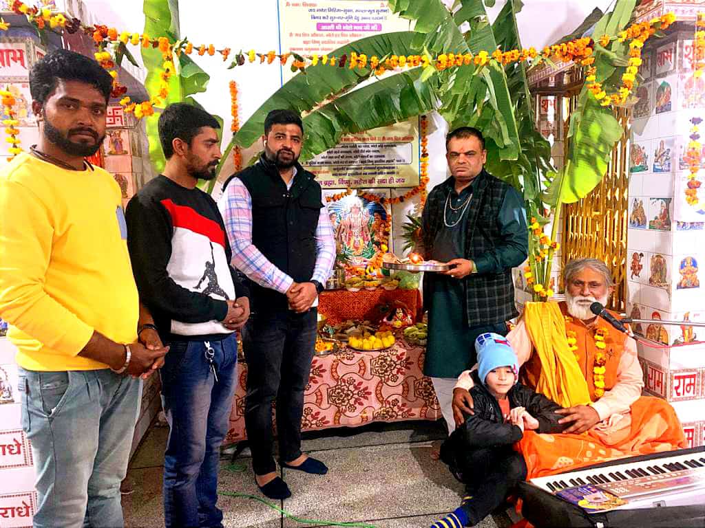 रत्नदक्ष मन्दिर में स्वामी वासुदेवानंद द्वारा संगीतमई सत्यनारायण कथा आयोजित