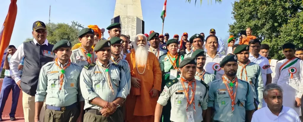 देश के लिए शहीद हुए सैनिकों को समर्पित पितृ मोचनी श्रीमद भागवत कथा का धर्मनगरी में हुआ शुभारम्भ